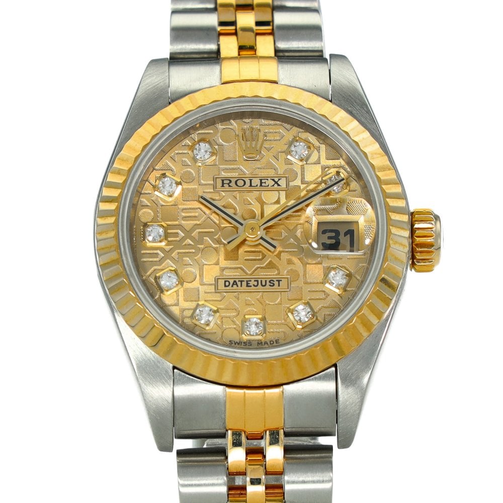 Lady-Datejust 79173 – Champagne Diamond Dial – 2004