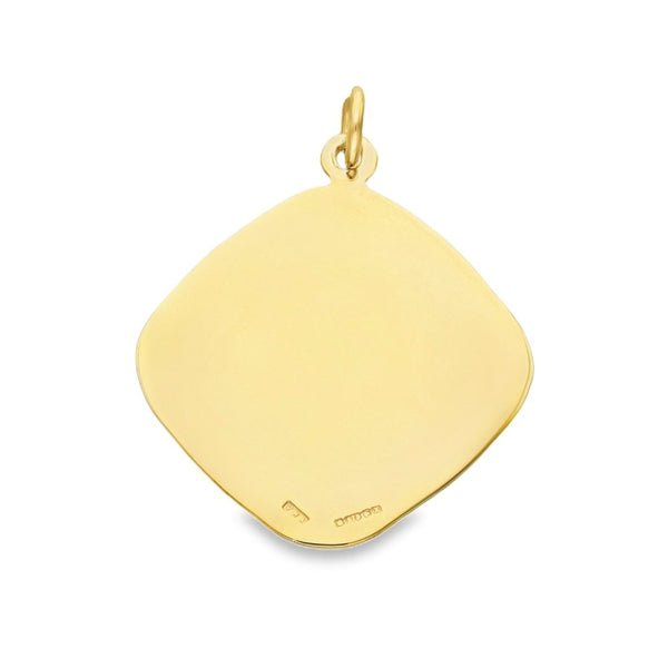 9ct Yellow Gold St Christopher Pendant - 23x26x1mm - 2.7g