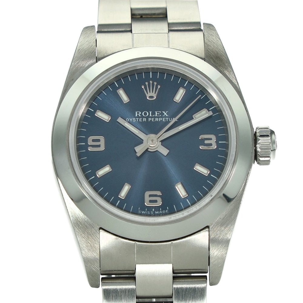 Oyster Perpetual 76080 – Blue Dial – 2000