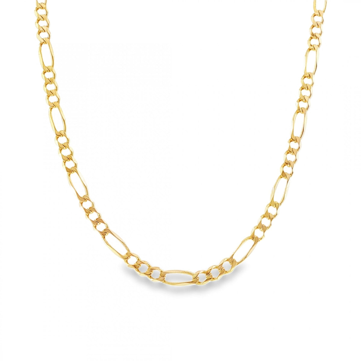 9ct Yellow Gold Figaro Chain - 20" - 16.9g