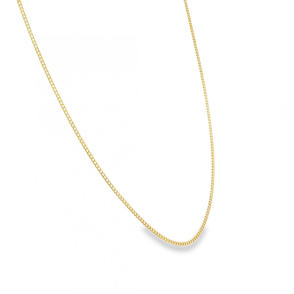 9ct Yellow Gold Fine Curb Chain - 30" - 6.9g
