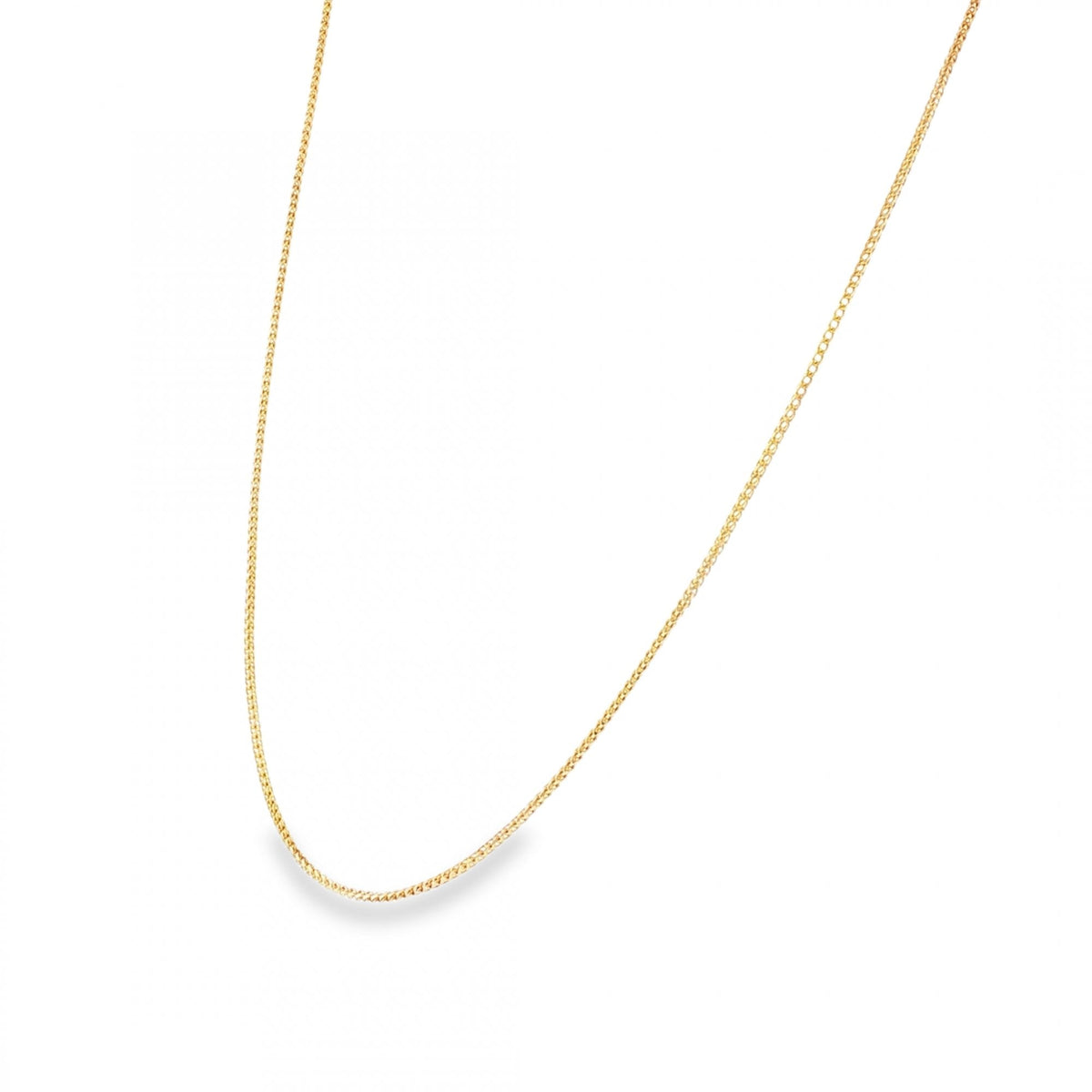 9ct Yellow Gold Fine Spiga Chain - 18" - 3.0g