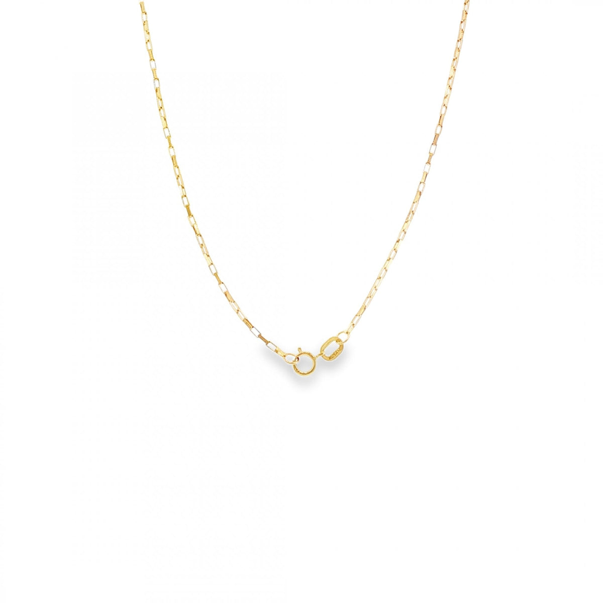 9ct Yellow Gold Crucifix Pendant & Necklace - 22" - 3.6g