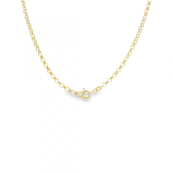 9ct Yellow Gold Fine Belcher Chain - 20" - 8.5g