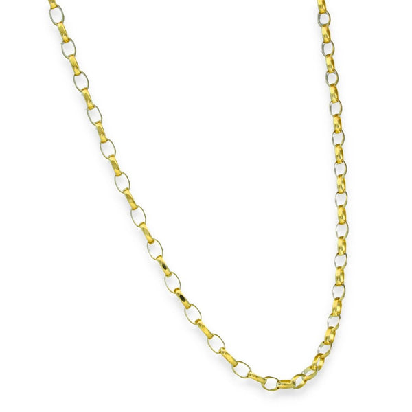 9ct Yellow Gold Belcher Chain - 22" - 5.9g