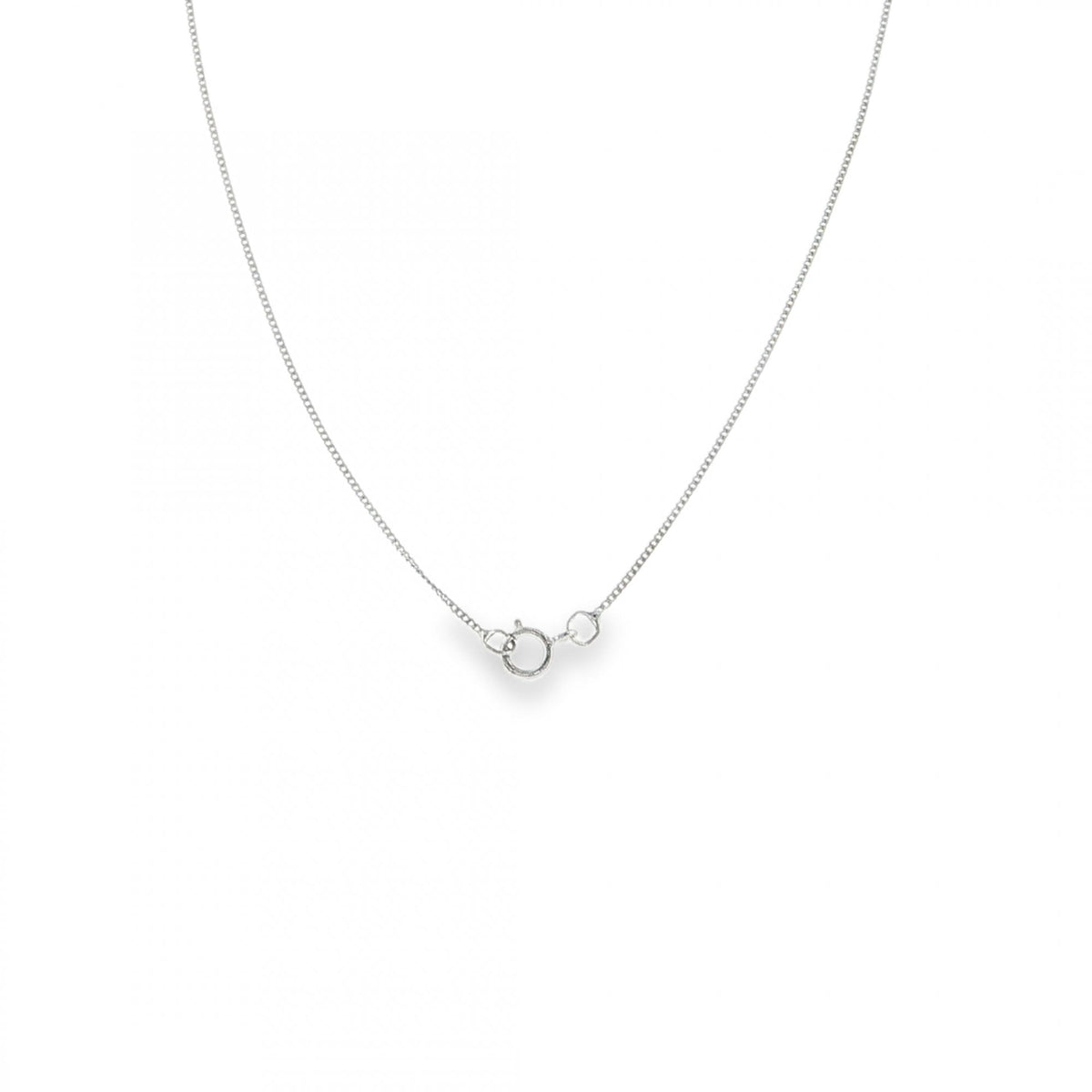 9ct White Gold Heart Diamond Locket & Necklace - 18" - 2.6g