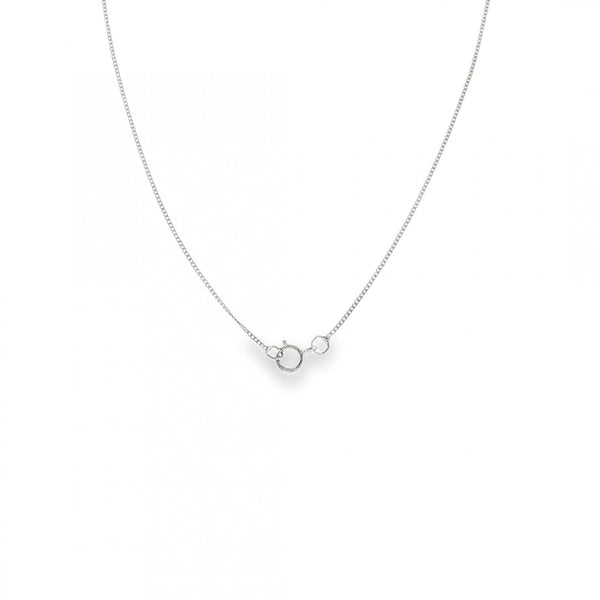 9ct White Gold Heart Diamond Locket & Necklace - 18" - 2.6g