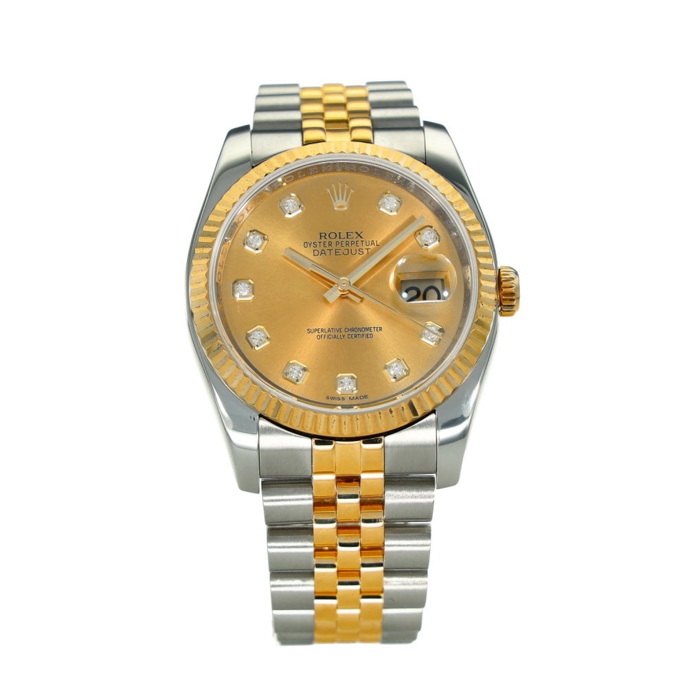 Datejust 116233 – Champagne Diamond Dial – 2013