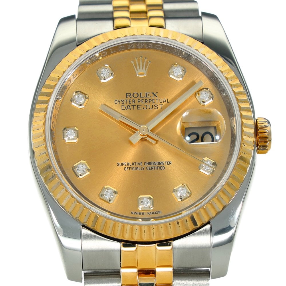 Datejust 116233 – Champagne Diamond Dial – 2013