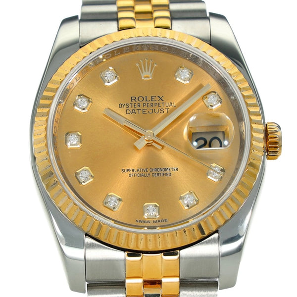 Datejust 116233 – Champagne Diamond Dial – 2013