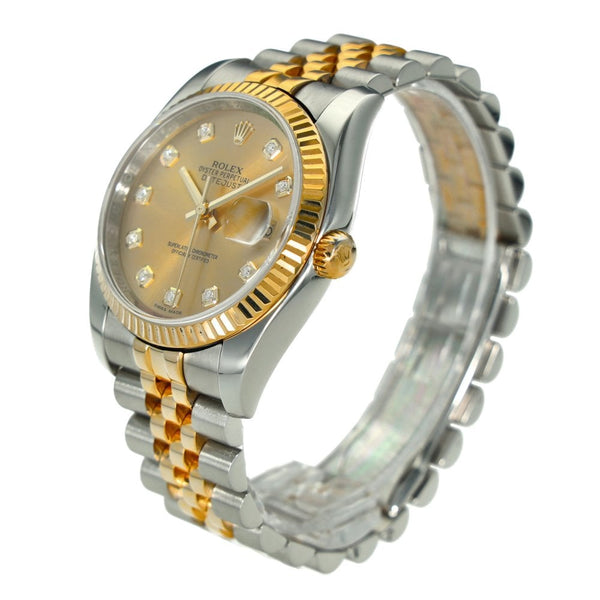 Datejust 116233 – Champagne Diamond Dial – 2013