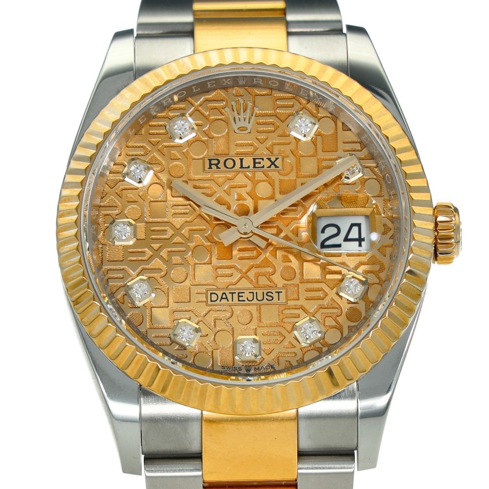 Datejust 36 126233 – Champagne Diamond Dial – 2018