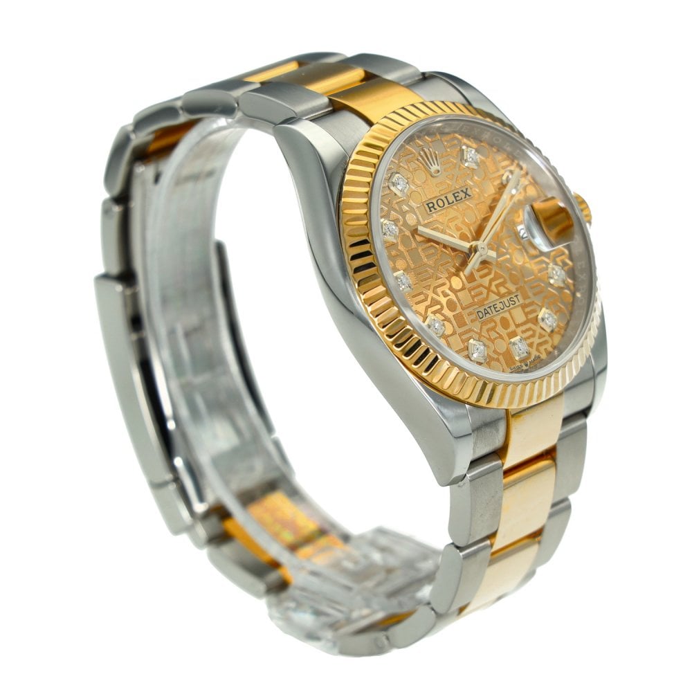 Datejust 36 126233 – Champagne Diamond Dial – 2018