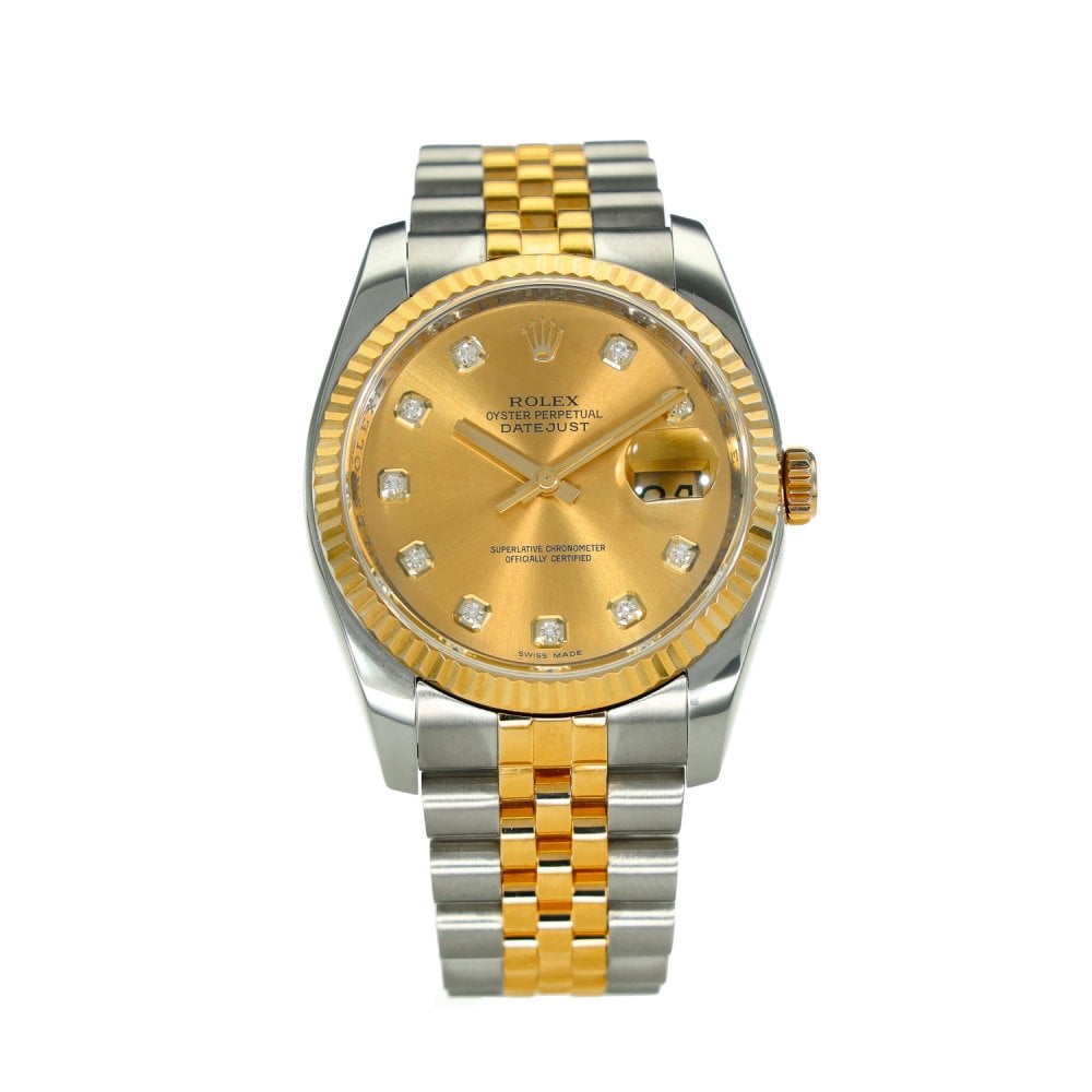 Datejust 116233 – Champagne Diamond Dial – 2010