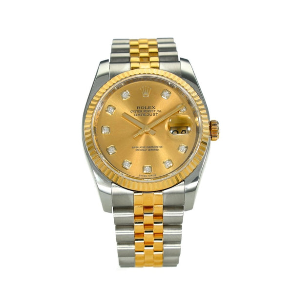 Datejust 116233 – Champagne Diamond Dial – 2010