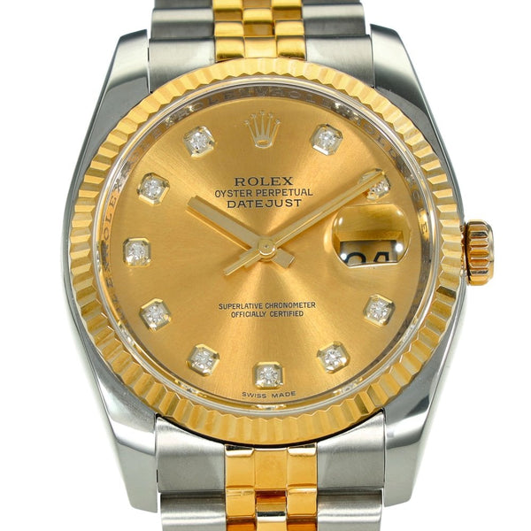 Datejust 116233 – Champagne Diamond Dial – 2010