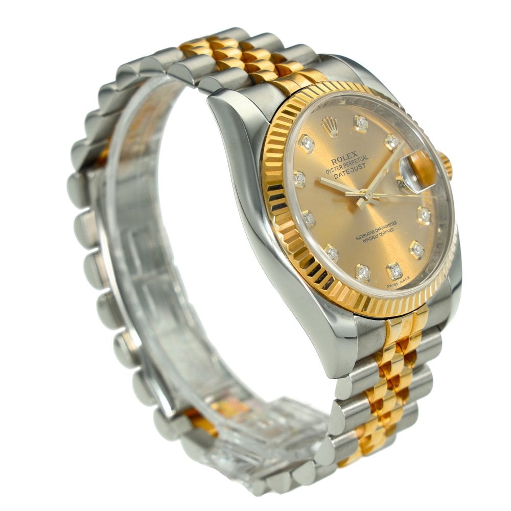 Datejust 116233 – Champagne Diamond Dial – 2010