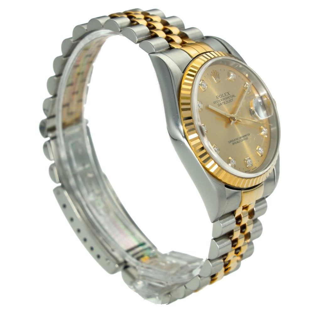 Datejust 16233 – Champagne Diamond Dial – 1997