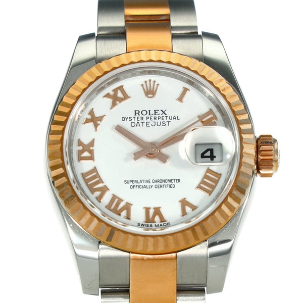 Lady-Datejust 179171 – White Roman Dial – 2016