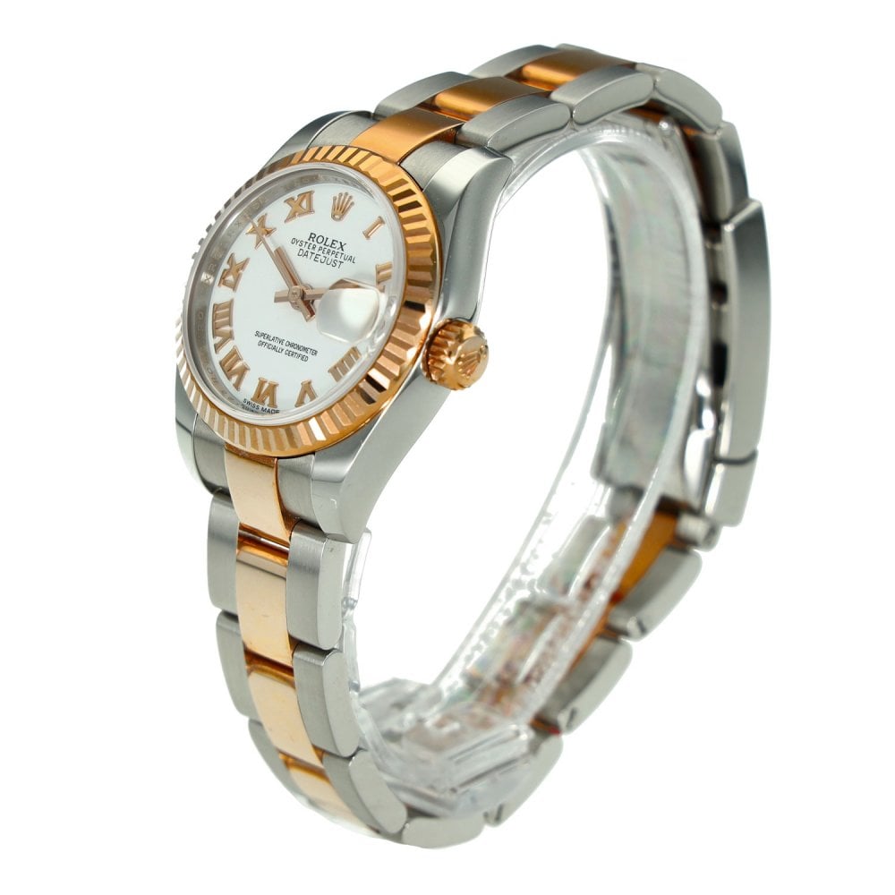 Lady-Datejust 179171 – White Roman Dial – 2016
