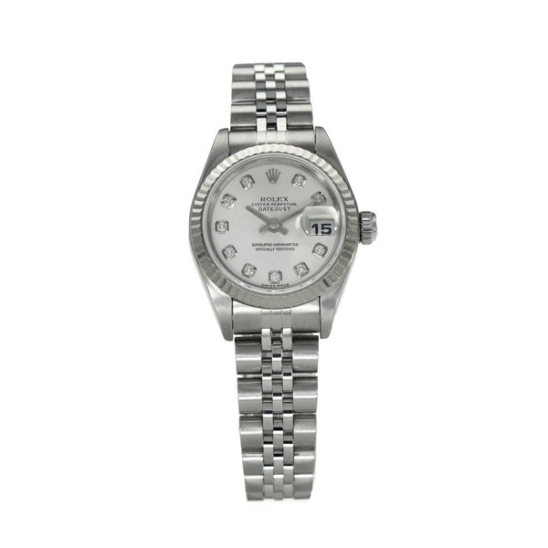 Lady-Datejust 79174 – Silver Diamond Dial – 2003