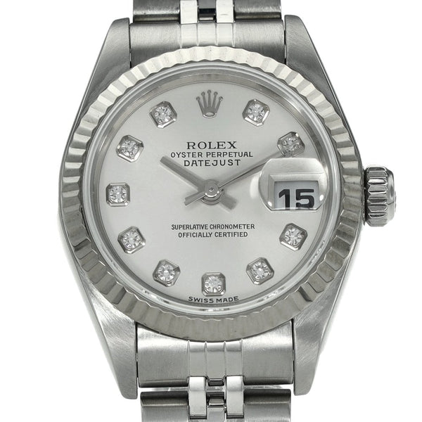 Lady-Datejust 79174 – Silver Diamond Dial – 2003
