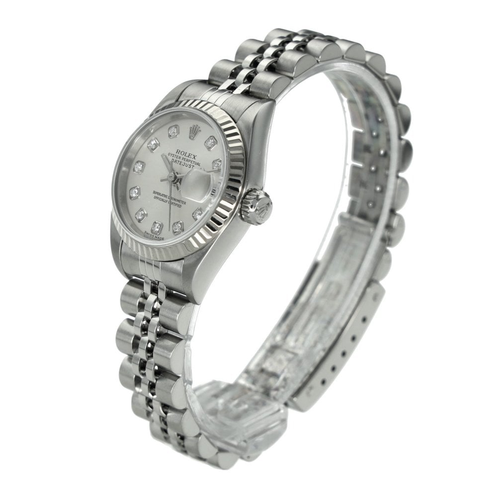 Lady-Datejust 79174 – Silver Diamond Dial – 2003
