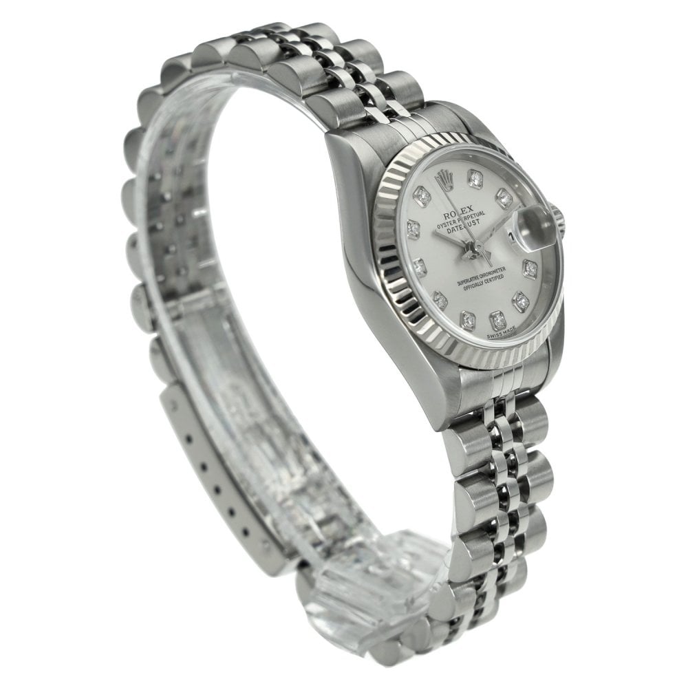 Lady-Datejust 79174 – Silver Diamond Dial – 2003