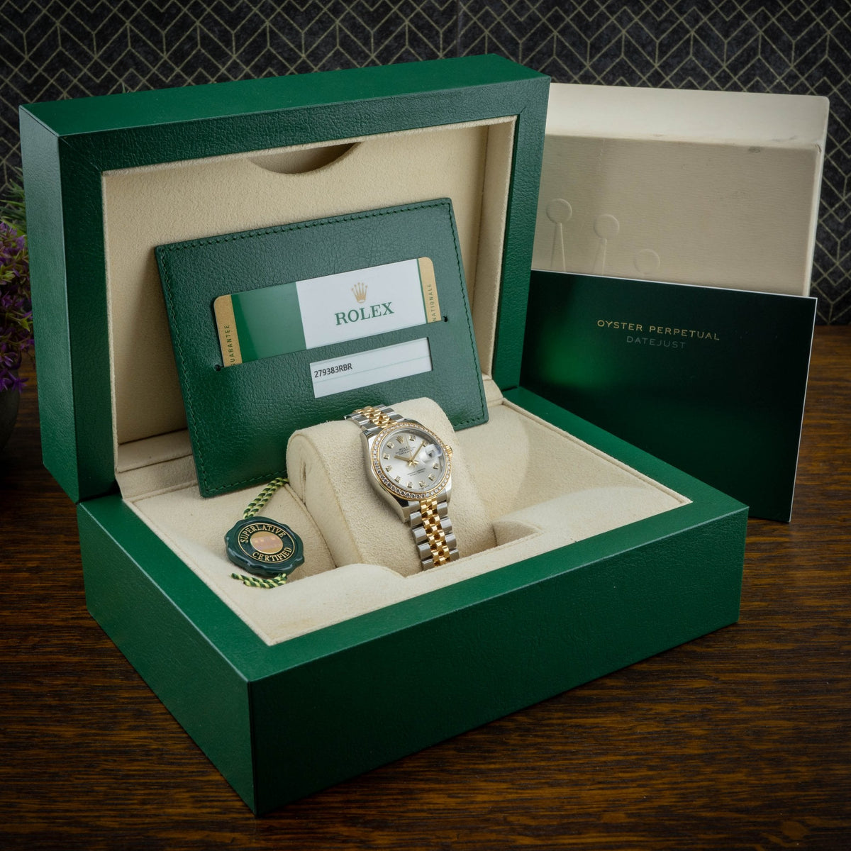 Lady-Datejust 279383 – Diamond Bezel & Dial - 2018