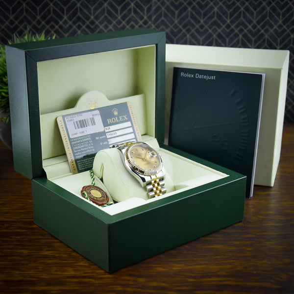 Datejust 116233 – Champagne Diamond Dial – 2010