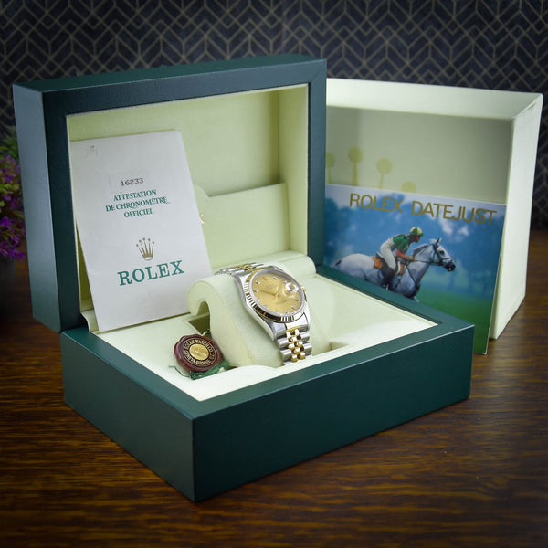 Datejust 16233 – Champagne Diamond Dial – 1997