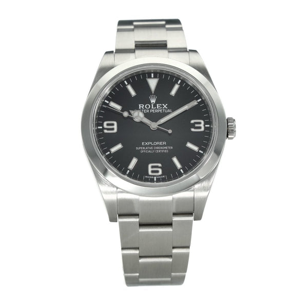 Explorer 214270 – Black Luminous Baton & Numeral Dial – 2018