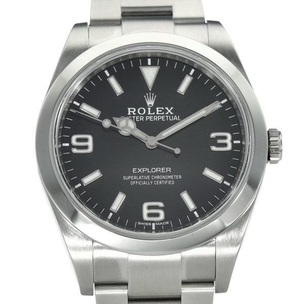Explorer 214270 – Black Luminous Baton & Numeral Dial – 2018
