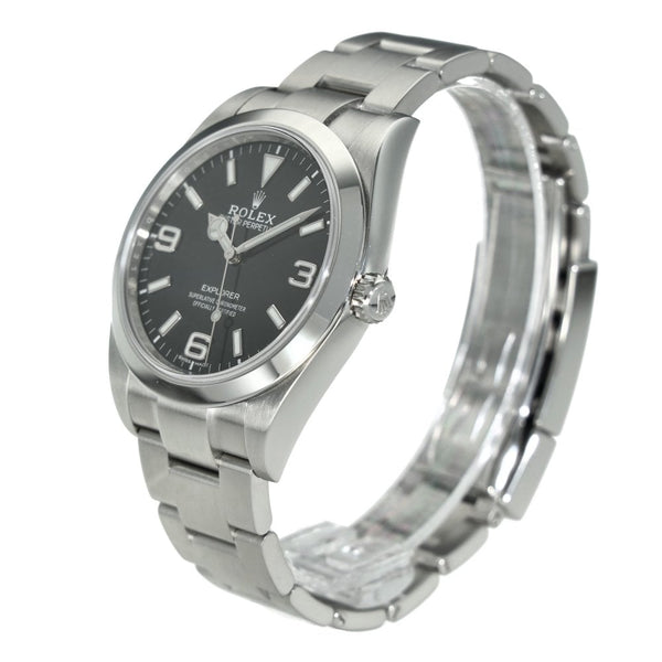 Explorer 214270 – Black Luminous Baton & Numeral Dial – 2018