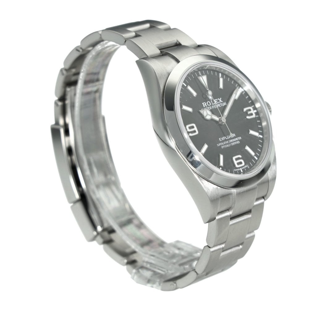 Explorer 214270 – Black Luminous Baton & Numeral Dial – 2018