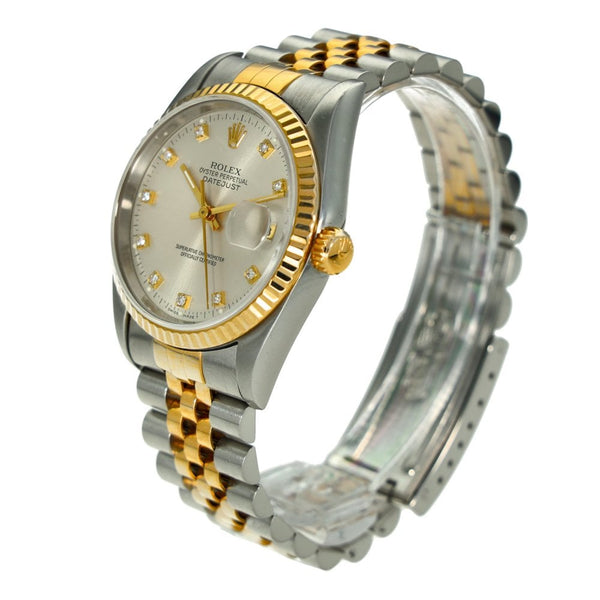Datejust 16233 – Silver Diamond Dial – 1995