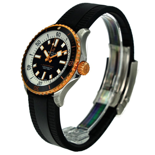 Superocean U17375 – Black Dial – Rose Gold Ceramic Bezel – 2026