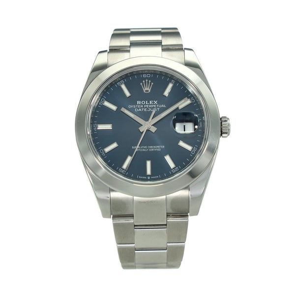 Datejust 41 126300 - Blue Baton Dial - 2021