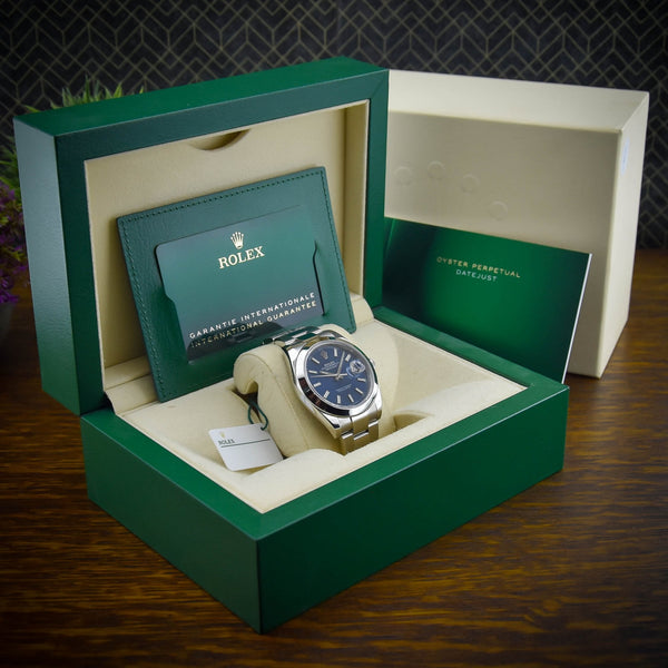 Datejust 41 126300 - Blue Baton Dial - 2021