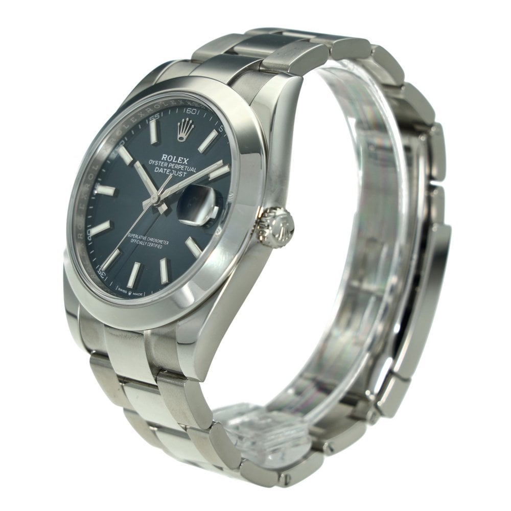 Datejust 41 126300 - Blue Baton Dial - 2021