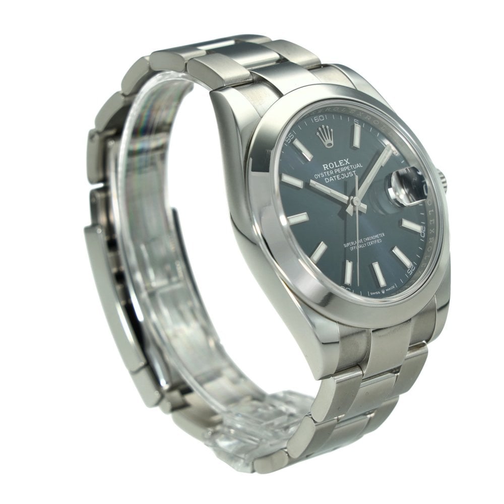 Datejust 41 126300 - Blue Baton Dial - 2021