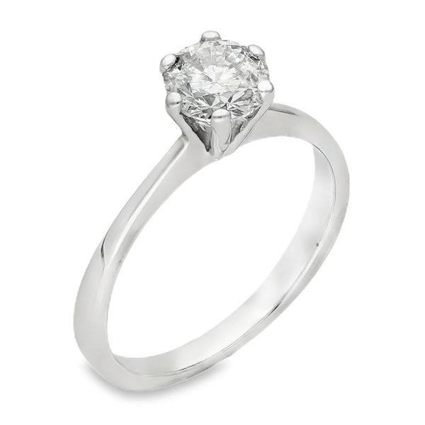 18ct White Gold Diamond Solitaire Engagement Ring - 1.00ct