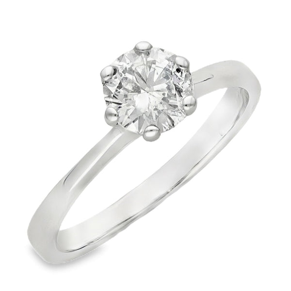 18ct White Gold Diamond Solitaire Engagement Ring - 1.00ct