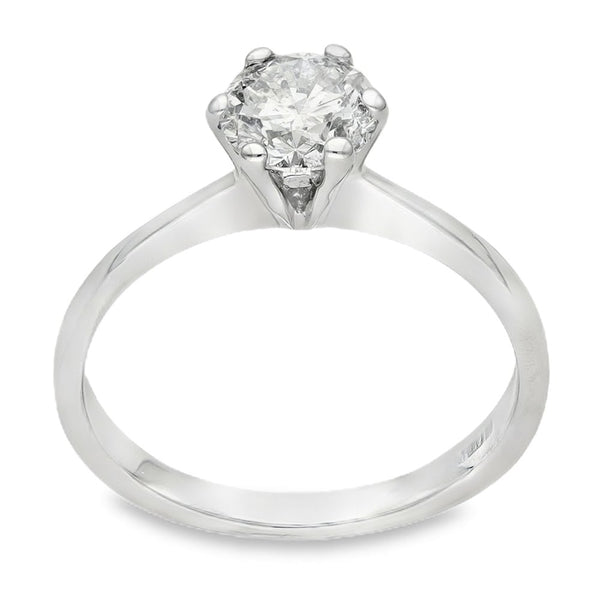 18ct White Gold Diamond Solitaire Engagement Ring - 1.00ct