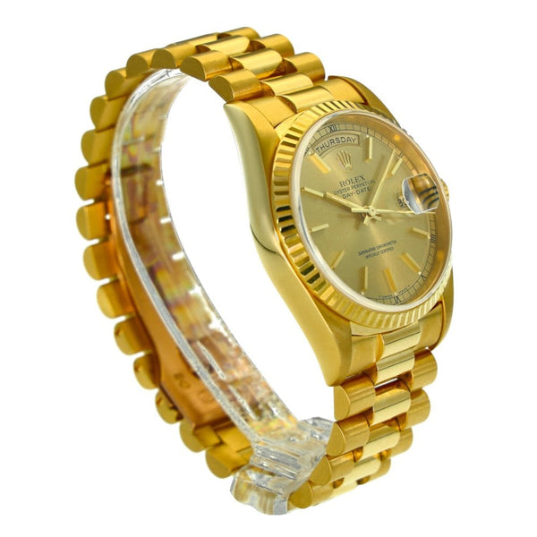 Day-Date 18238 – Champagne Baton Dial – 1998