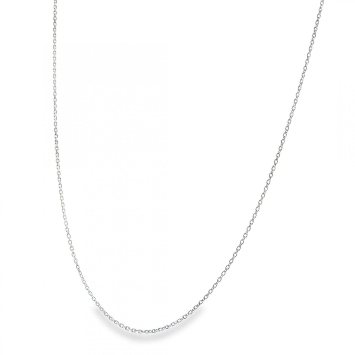 950 Platinum Fine File Trace Chain - 18" - 3.5g