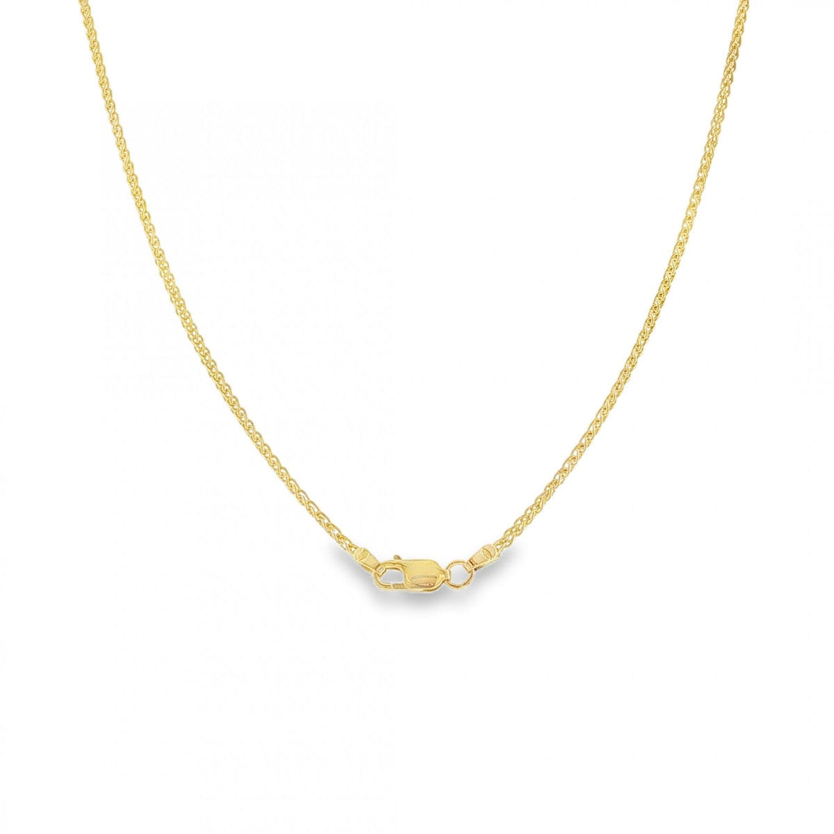 9ct Yellow Gold Fine Spiga Chain - 24" - 5.7g