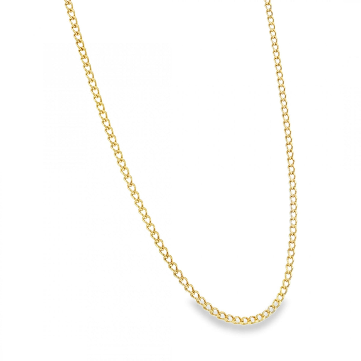 9ct Yellow Gold Curb Chain - 26" - 9.1g