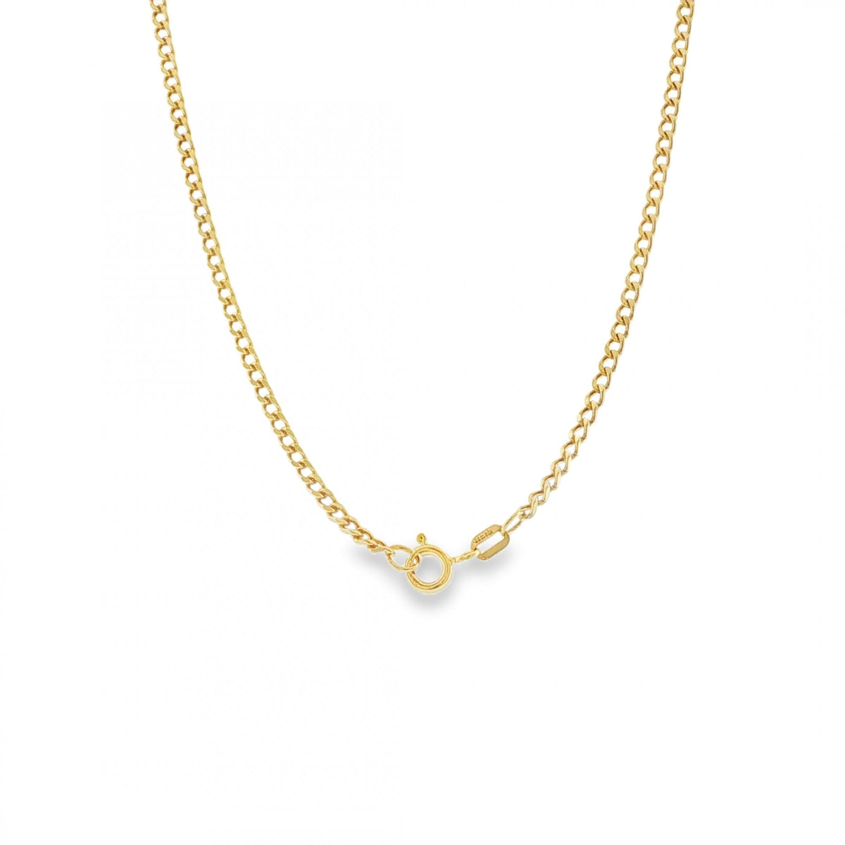 9ct Yellow Gold Curb Chain - 26" - 9.1g