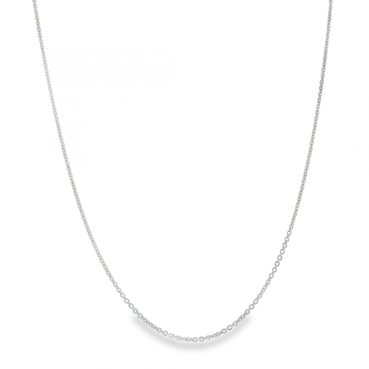 950 Platinum Fine File Trace Chain - 20" - 5.7g